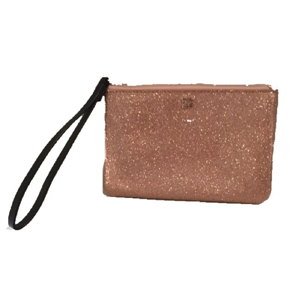 Rose Gold Sparkle Kate Spade wristlet - Picture 2 of 3